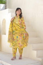 Pure cotton Afghani pant suit set