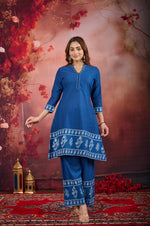 Pure denim cotton smart co ord