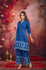 Pure denim cotton smart co ord