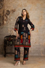 Heavy rayon digital printed co ord