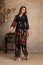 Heavy rayon digital printed co ord