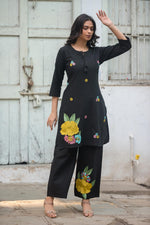 Beautiful embroidered cotton co ord