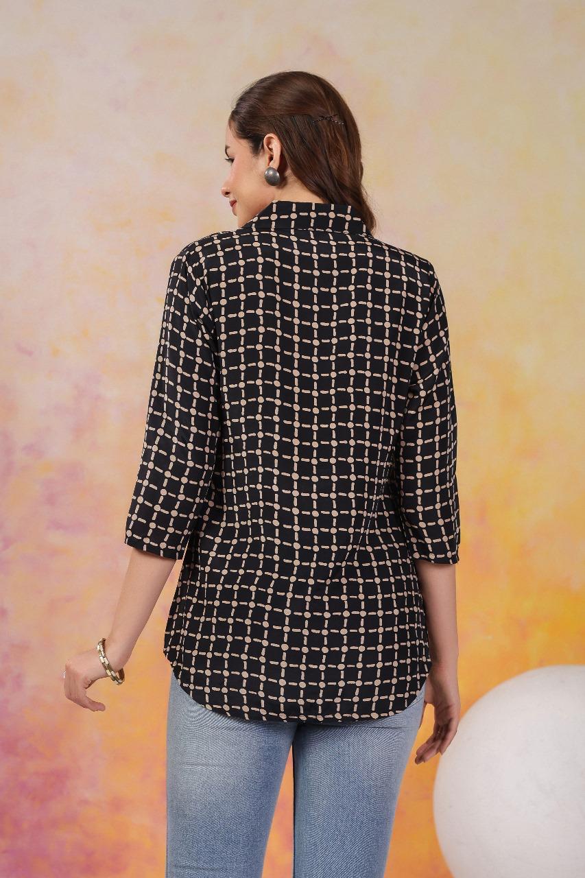 Pure Crepe Short Top