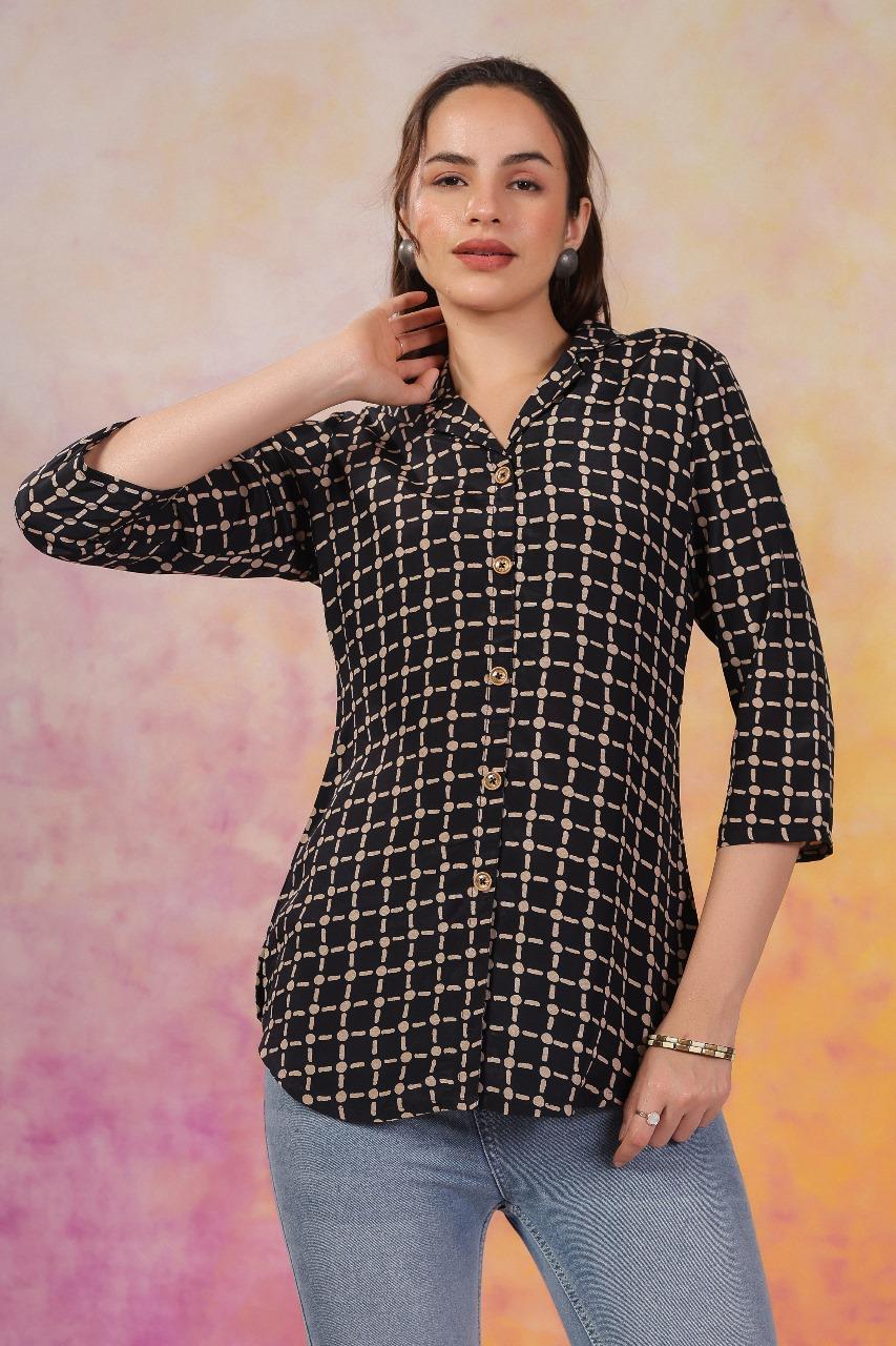 Pure Crepe Short Top