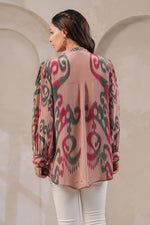 Smart Ikkat printed crepe short top