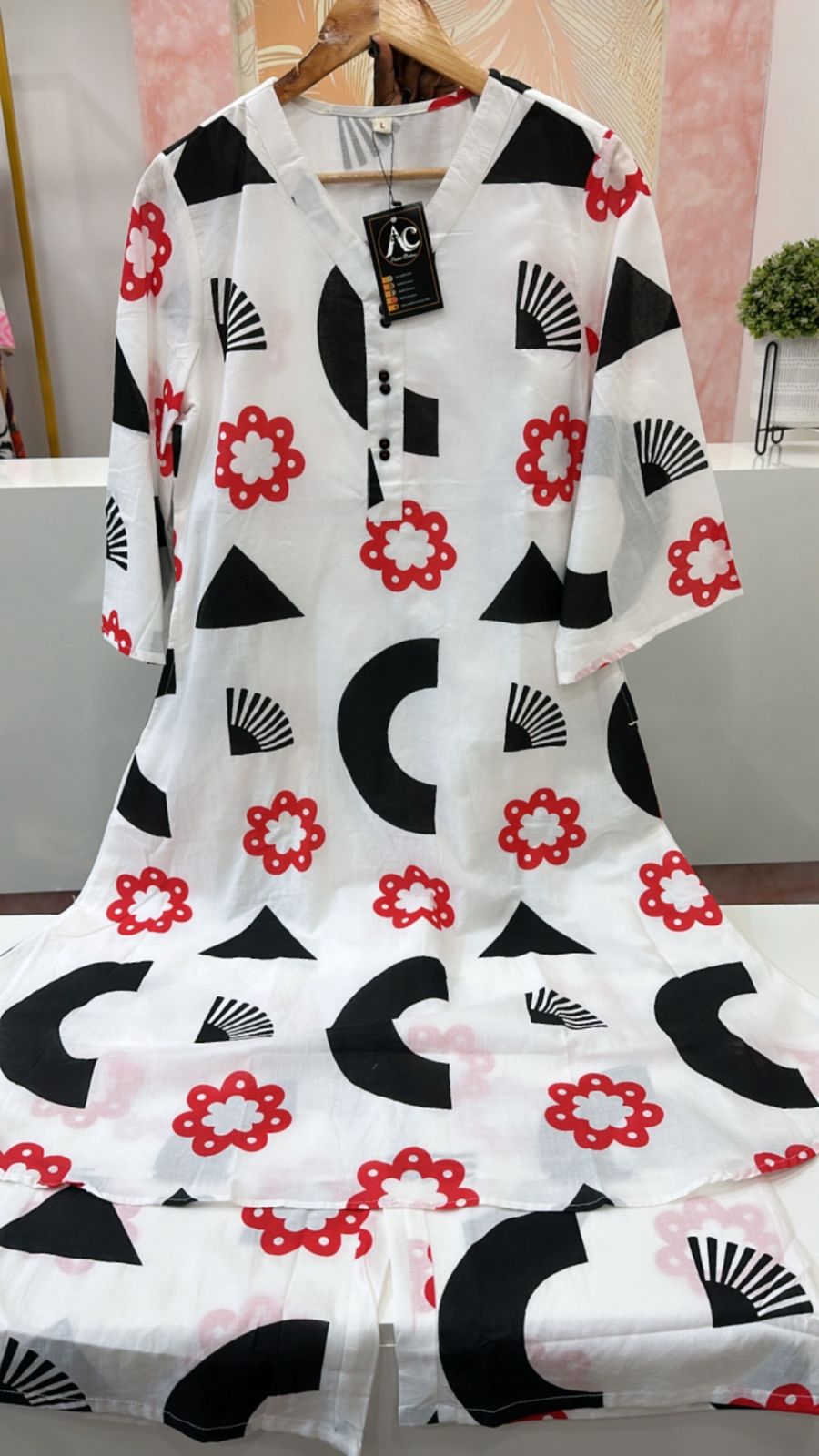 Premium cotton lining celebrity co ord set