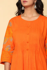 Pure cotton embroidered kurta pant