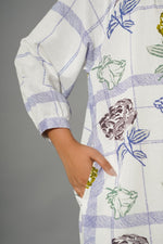 Beautiful cotton one piece high low shirt dress (loose fit)