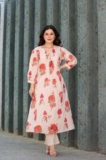 Designer premium cotton lining kurta pant with pockets