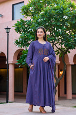 Pretty pretty Mul cotton embroidered with designer pocket suit set