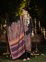 Wow designer Mul silk lining suit set