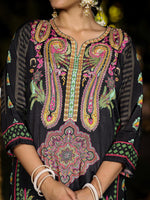 Wow designer Mul silk lining suit set