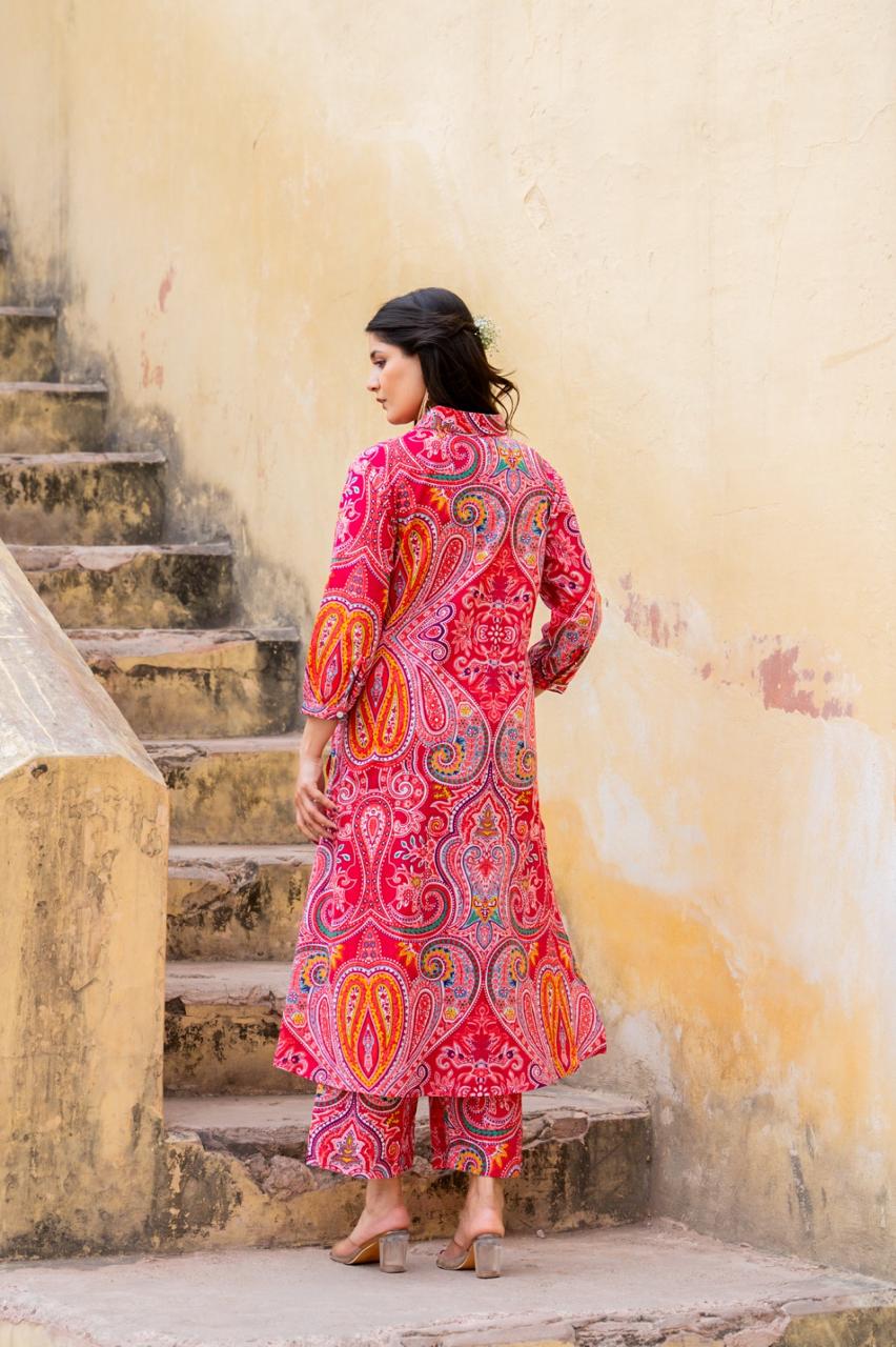 Ritu kumar Inspired pure cotton kurta pant