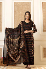 Black cotton suit set