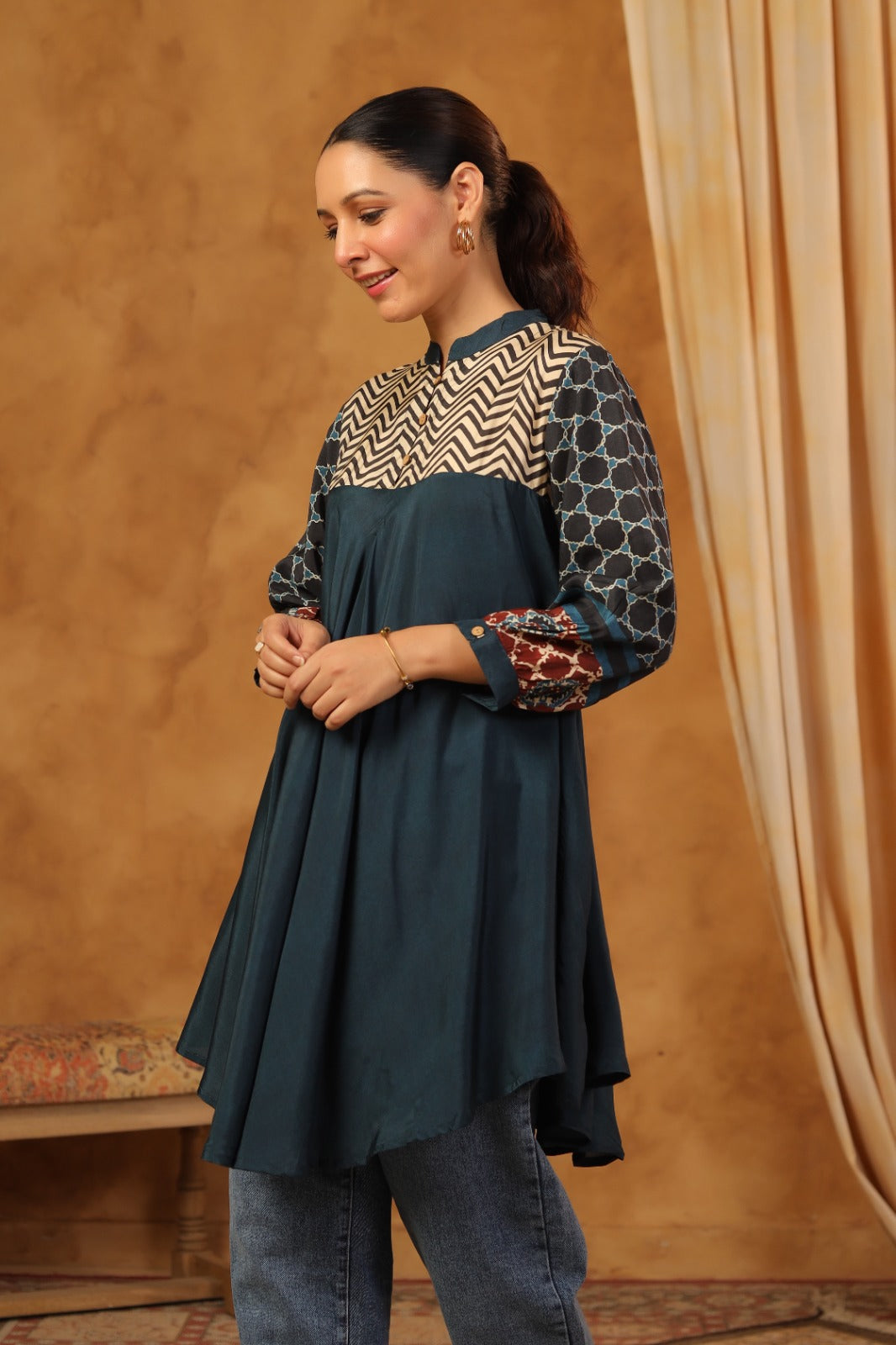 Pure Mul silk stylish top