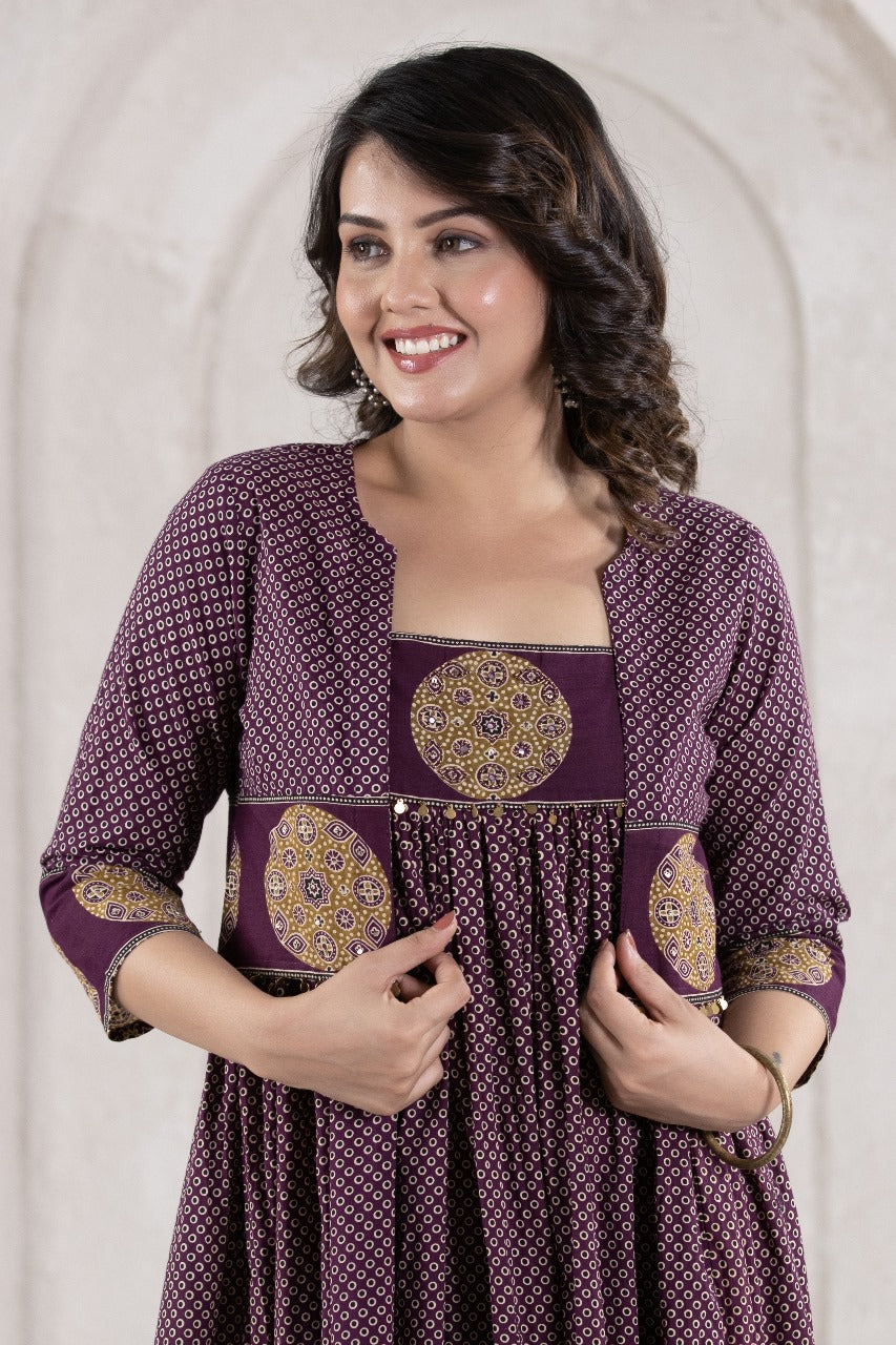 Pretty cotton jacket gown