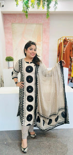 Restocked! Pure cotton mirror work suit set