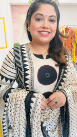 Restocked! Pure cotton mirror work suit set