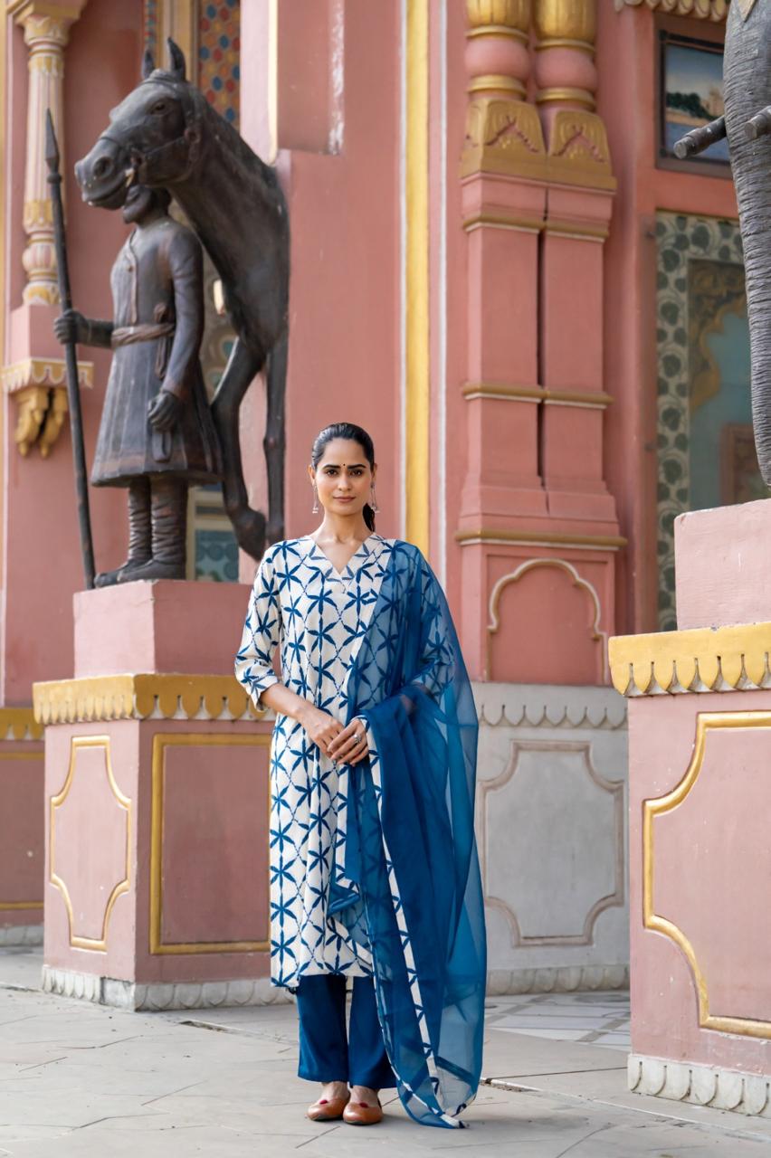 Pretty cotton full suit set