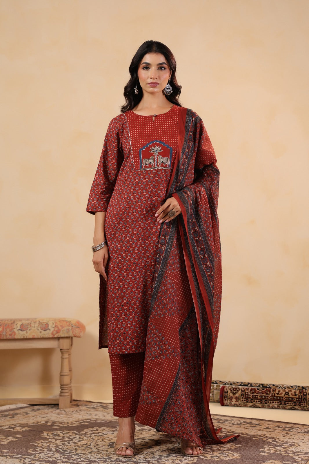 Pure cotton full suit set