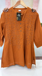 Shifli rust cotton lining co ord