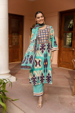 Pretty cotton Patola suit set