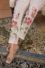 Smart cotton embroidered kurta pant