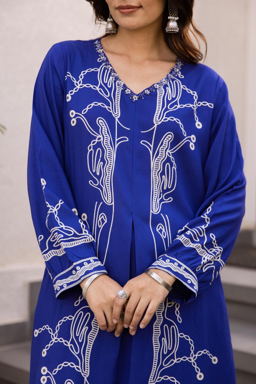 Smart smart heavy rayon kurta pant