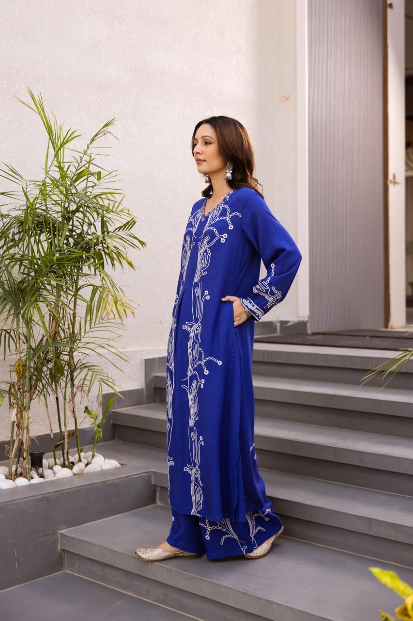 Smart smart heavy rayon kurta pant