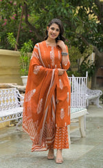 Designer cotton full suit set