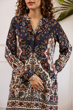 Smart smart heavy rayon kurta pant in blue