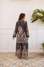 Smart smart heavy rayon kurta pant in blue