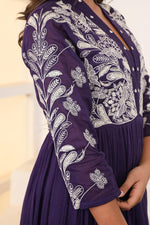 Restocked super hit Pure Mul cotton lining embroidered Anarkali suit set