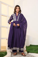 Restocked super hit Pure Mul cotton lining embroidered Anarkali suit set