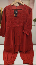 Wow pintex work Afghani cotton co ord set