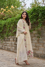 Premium Mul cotton fully embroidered full suit set