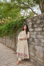 Premium Mul cotton fully embroidered full suit set