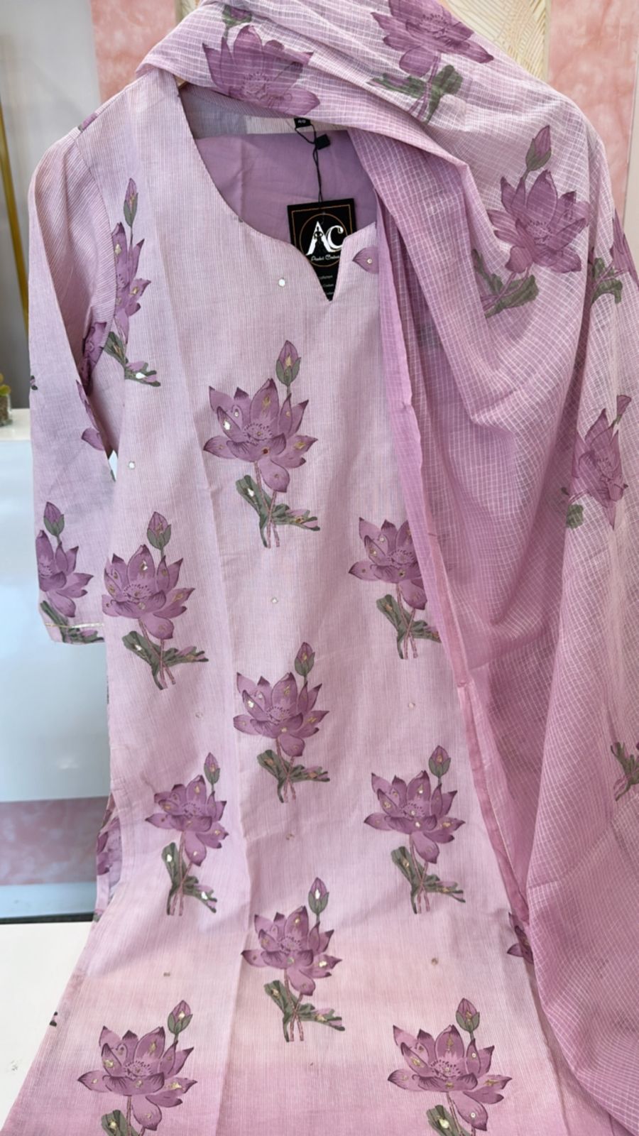 Pure n premium cotton full suit set