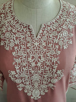 Pure cotton fully embroidered suit set