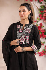 Designer pocket Mul cotton full suit set