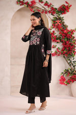 Designer pocket Mul cotton full suit set