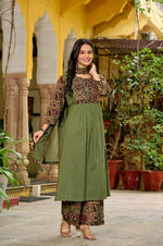 Wow Kalamkari cotton full suit set