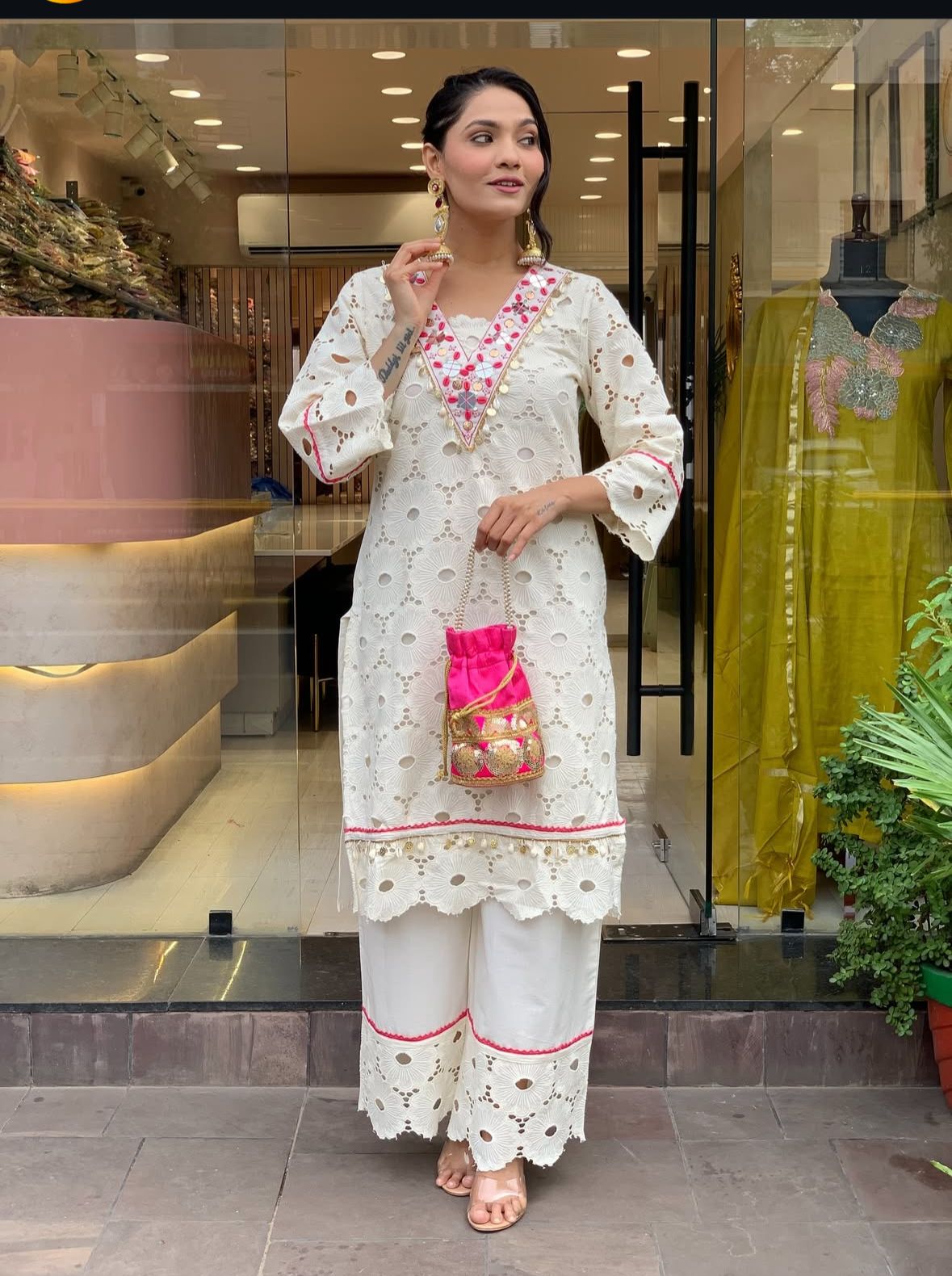 Wow Shifli cotton lining co ord set