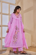 Fully embroidered lining full suit set