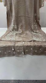 Pure chinon hand work suit set