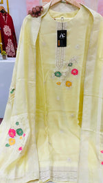 Super premium organza tissue embroidered suit set (extra margin available)