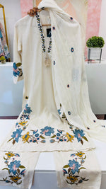 Smart embroidered full suit set