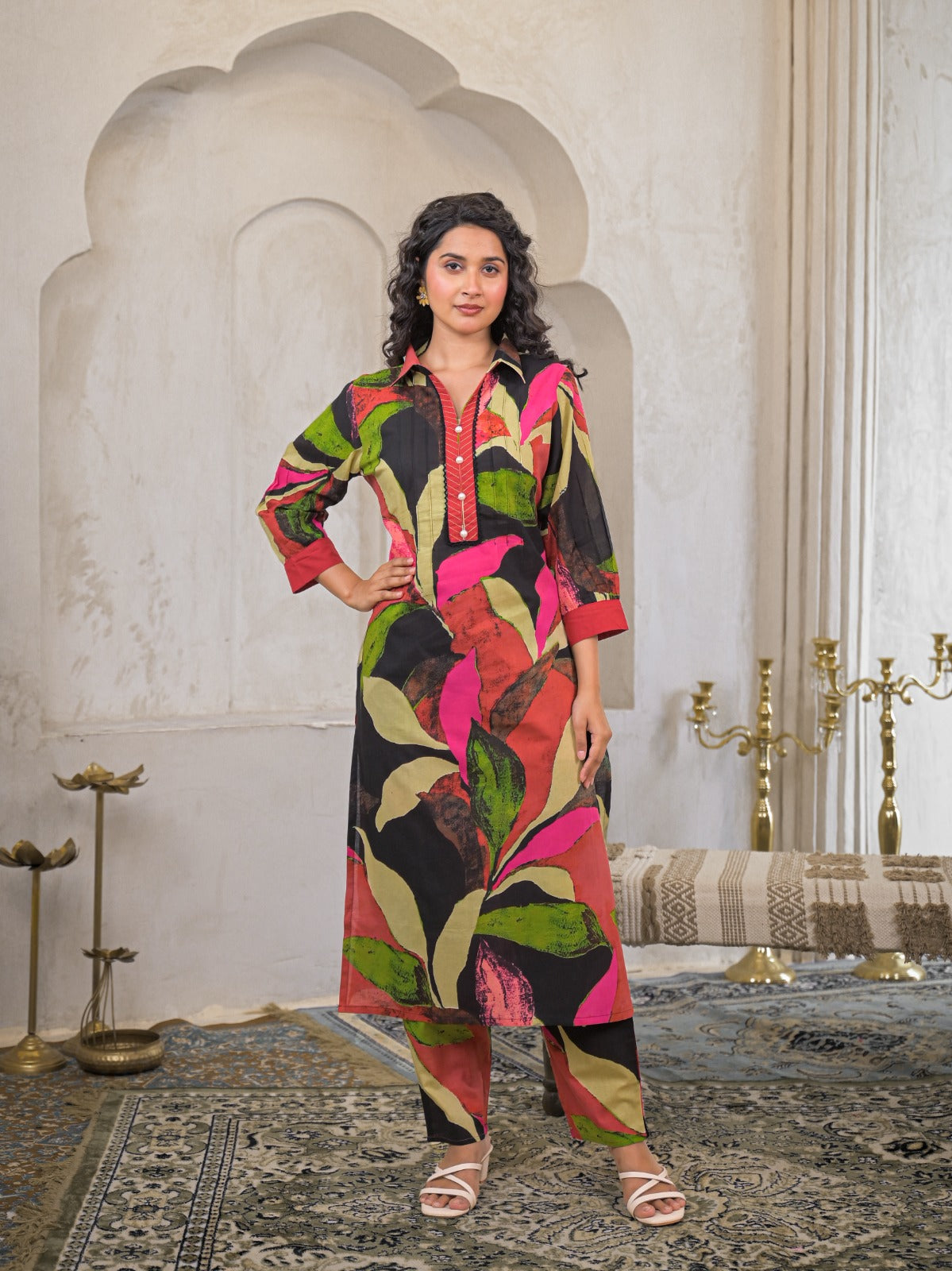 Smart cotton kurta pant