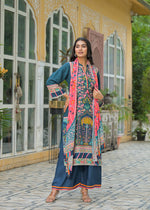 Wow smart digital printed cotton full suit set