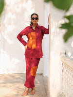 Pure cotton appliqué work co ord